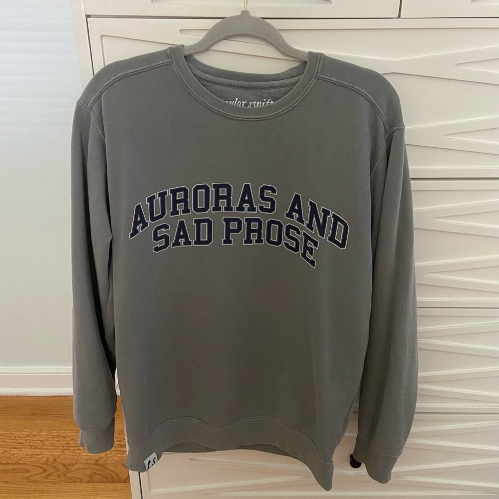 Taylor Swift Auroras And Sad Prose Crewneck Sweatshirt